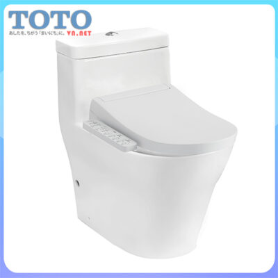 Bồn cầu két liền 01 khối TOTO cw166rb-tcf33320gaa-t53p100vr nắp rửa điện tử thông minh số 01 tại Nhật Bản