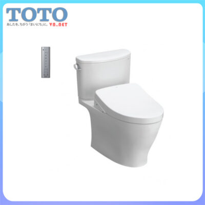 Bồn cầu két nước rời 02 khối kèm nắp điện tử thông minh TOTO cs767crw12 chính hãng số 01 của Nhật Bản