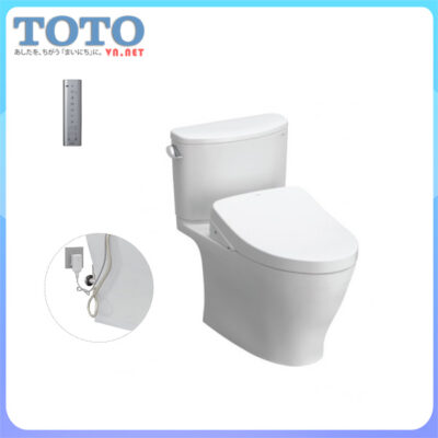 Bồn cầu két nước rời 02 khối kèm nắp điện tử thông minh TOTO cs767rw11 chính hãng số 01 của Nhật Bản