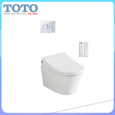 Bồn cầu treo thùng nước âm tường TOTO cw553-tcf34320gaa-wh172a dùng nắp điện tử thông minh bán chạy Top 01 tại Japan