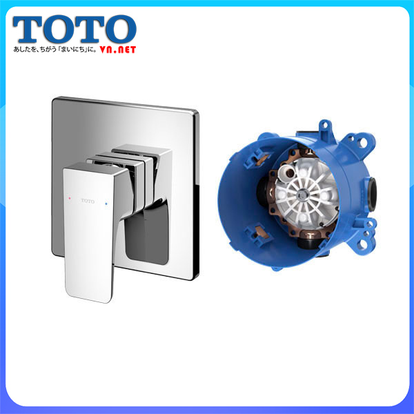 Van điều chỉnh nhiệt độ nóng lạnh vòi sen tắm âm tường TOTO tbg07303va-tbn01001b