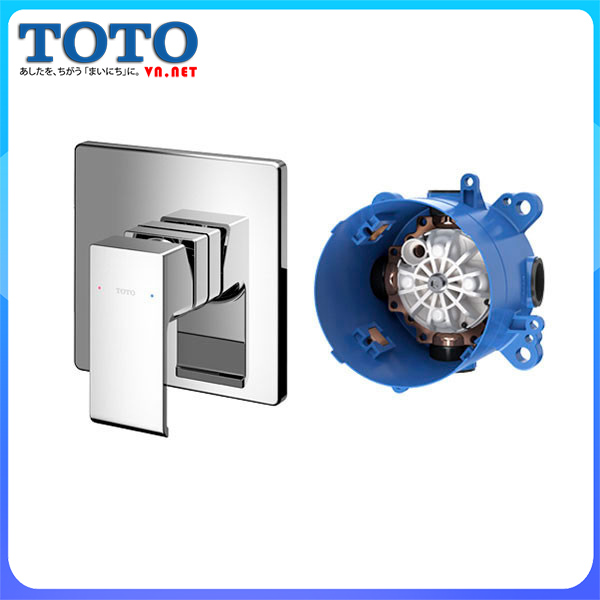 Van điều chỉnh nhiệt độ nóng lạnh vòi sen tắm âm tường TOTO tbg08303va-tbn01001b