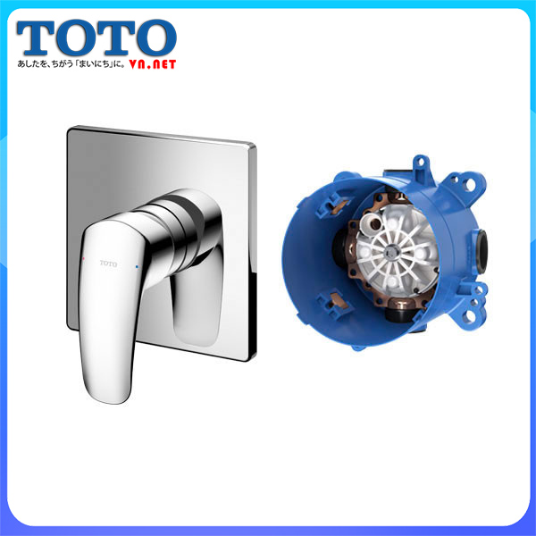 Van điều chỉnh nhiệt độ nóng lạnh vòi sen tắm âm tường TOTO tbg09303va-tbn01001b