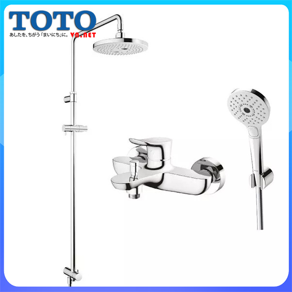 Vòi sen cây tắm đứng nóng lạnh TOTO tbw01002ba-tbg01302v-tbw01010a