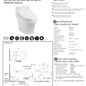 ban ve thiet ke thong so ky thuat bon cau lien khoi dien tu thong minh toto ms885dw16 ban ve thiet ke thong so ky thuat bon cau lien khoi dien tu thong minh toto ms885dw16