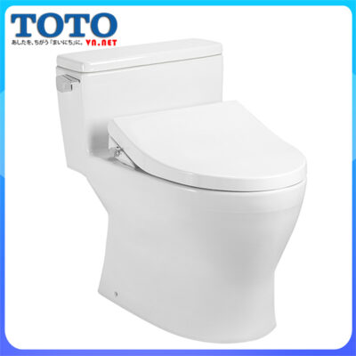 Bồn cầu liền 1 khối TOTO MS188VKE4 dùng rửa cơ đa năng TOTO TCW1211A chính hãng giá rẻ tại totovn.net