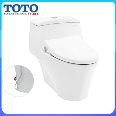 Bồn cầu liền 1 khối TOTO MS823DRE4 dùng rửa cơ đa năng TOTO TCW1211A chính hãng giá rẻ tại totovn.net