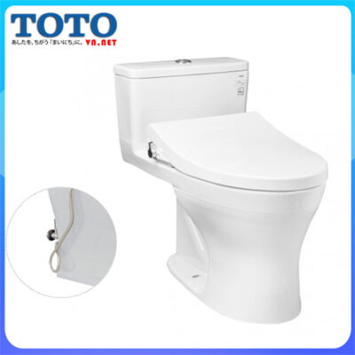 Bồn cầu liền 1 khối TOTO MS855DE4 dùng rửa cơ đa năng TOTO TCW1211A chính hãng giá rẻ tại totovn.net