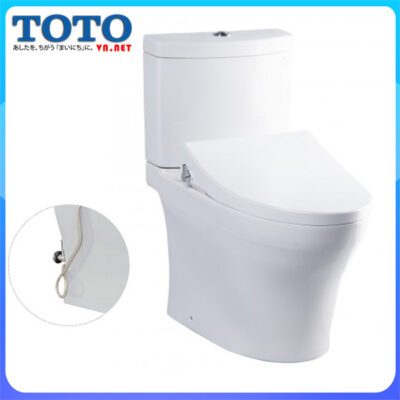 Bồn cầu két rời 02 khối TOTO CS769DRE4 dùng rửa cơ đa năng TOTO TCW1211A chính hãng giá rẻ tại totovn.net