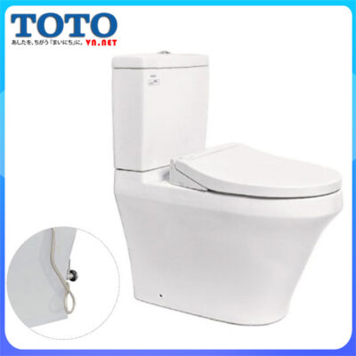 Bồn cầu rời 02 khối TOTO CS948DE2 dùng rửa cơ đa năng TOTO TCW07S chính hãng giá rẻ tại totovn.net