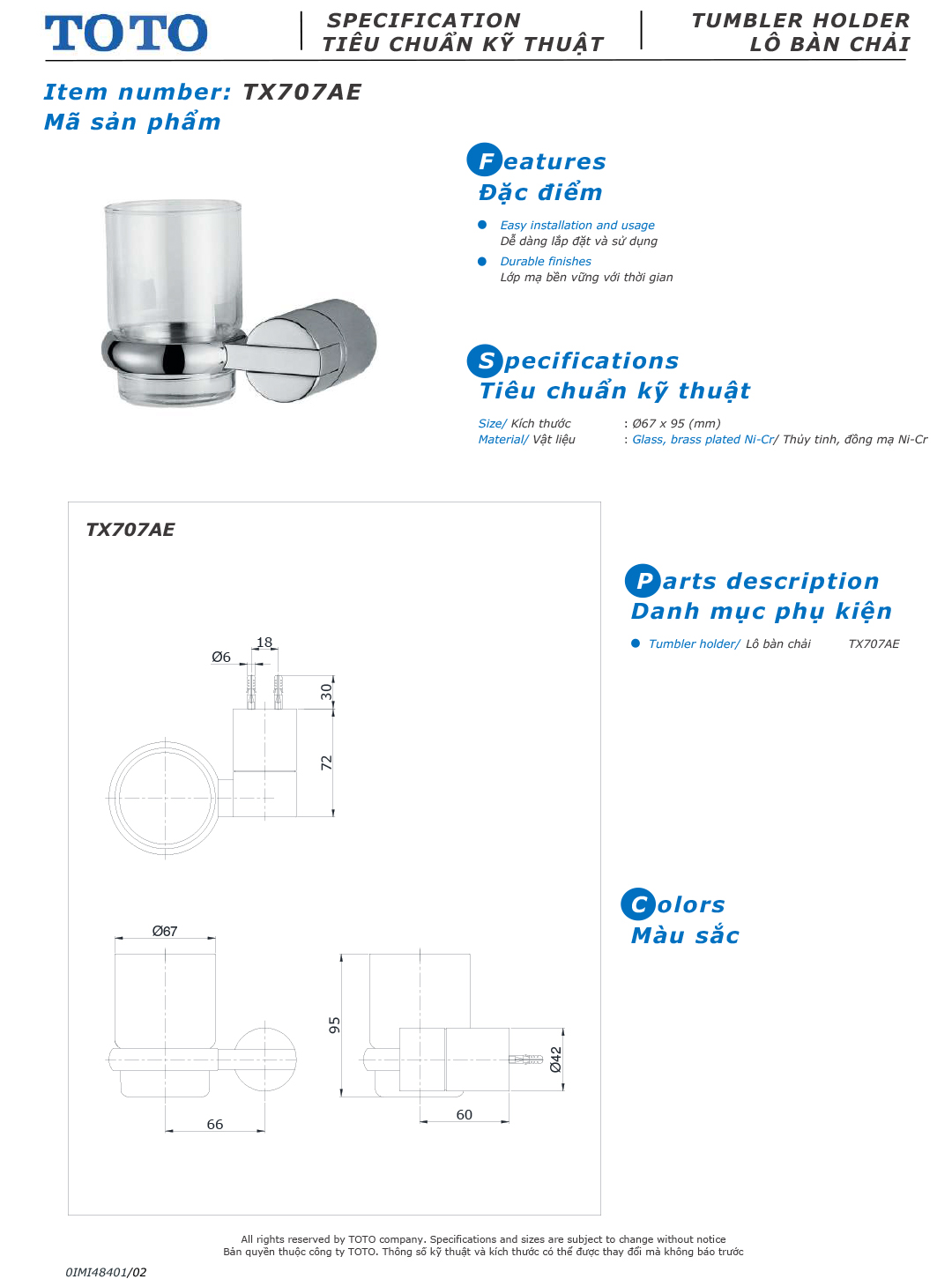 ban ve thiet ke ke ly danh rang TOTO TX707AE ban ve thiet ke ke ly danh rang TOTO TX707AE