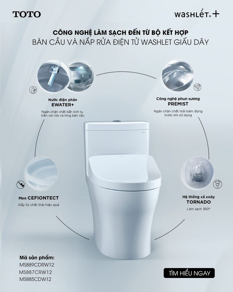 Đánh giá chi tiết bồn cầu TOTO